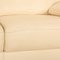 Mr 2830 Leather Three-Seater Cream Sofa from Musterring, Image 3
