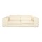 Avenue 2-Sitzer Ledersofa in Creme von Who's Perfect 1