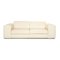 Avenue Leather Two Seater Cream Sofa from Who's Perfect 1