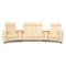 Arion Leather Four Seater Sofa in Beige from Stressless 1