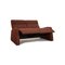 9103 Fabric Sofa with Armchair in Red from Himolla, Set of 2 4