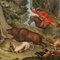 Artista centroeuropeo, La caza del jabalí, siglo XVIII, óleo sobre lienzo, Enmarcado, Imagen 3