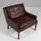 Vintage Lounge Chair in Leather by Rud Thygensen, 1960s 2