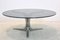 Smoked Glass and Aluminum Round Coffee Table by Geoffrey Harcourt for Artifort 1