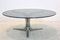 Smoked Glass and Aluminum Round Coffee Table by Geoffrey Harcourt for Artifort, Image 1