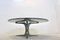 Smoked Glass and Aluminum Round Coffee Table by Geoffrey Harcourt for Artifort 3