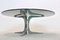 Smoked Glass and Aluminum Round Coffee Table by Geoffrey Harcourt for Artifort, Image 2