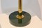 Vintage French Green and Brass Table Lamp, 1970s 4