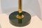 Vintage French Green and Brass Table Lamp, 1970s, Image 4