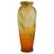 Large Art Nouveau Cameo Vase with Ash-Maple Decor by Émile Gallé, France, 1900s 1