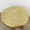 Vintage Gilt Brass and Round Marble Top Side Table, 1970s 5