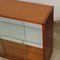 Mid-Century Floating Display Cabinet in Teak and Glass, 1960s 2