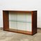 Schwebender Mid-Century Vitrinenschrank aus Teak & Glas, 1960er 4