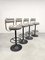 Swedish Cobra Bar Stools by Börje Johanson, 1960s, Set of 4 1