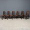 Antique Wooden Luterma Chairs, Set of 6, Image 4