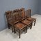 Antique Wooden Luterma Chairs, Set of 6, Image 8
