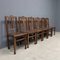 Antique Wooden Luterma Chairs, Set of 6, Image 6