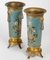 Bronze Bronze Vases by F. Barbedian, Set of 2 2