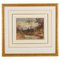 Ernest Designolle, Paesaggio, penna e acquerello su carta, inizio XX secolo, con cornice, Immagine 1