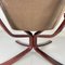 Chaises Falcon Vintage en Cuir Marron Clair par Sigurd Resell, Set de 2 9