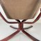 Vintage Falcon Stühle aus Hellbraunem Leder von Sigurd Resell, 2er Set 9