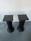 Black Stained Wood Pedestal 1