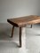 Tavolino da caffè in legno grezzo, Francia, Immagine 5