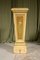 Victorian Neoclassical Painted Oak Plinth, 1900s 5