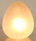 Mid-Century Egg Tischlampe aus Glas 5
