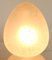 Mid-Century Glass Egg Table Lamp 5