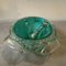 Barovier Green and Gold Bullicante Murano Glass Ashtray and Pestle, 1960s 7