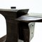 Vintage Italian Brutalist Hand Carved Wood and Glass Dining Table by Nerone Giovanni Ceccarelli, 1970s 14