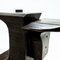 Vintage Italian Brutalist Hand Carved Wood and Glass Dining Table by Nerone Giovanni Ceccarelli, 1970s, Image 14