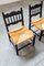Low Chamber Chairs in Hand Woven Rice Straw, 1960s, Set of 2 2