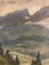 Edoardo de Grada, Paysage des Alpes Suisse, 1923, huile sur toile marouflée sur carton, encadrée 6