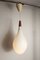 Lámpara colgante Drop de opalino de Holmegaard, años 60, Imagen 2