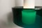 Italienische 2-teilige Hängelampe aus Weißem Opalglas & Grünem Transparentem Glas, 1960er 15