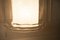 Lampadario doppio in vetro soffiato opalino in ottone e rame, anni '30, Immagine 19