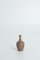 Vasi Mid-Century moderni da collezione in gres marrone miele di Gunnar Borg per Höganäs Ceramics, Scandinavia, anni '60, set di 4, Immagine 6