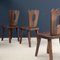 Brutalist Elm Dining Chairs, 1950s, Set of 6 3