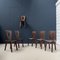 Brutalist Elm Dining Chairs, 1950s, Set of 6 1