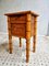 Bedside Table in Bamboo and Marble, 1930s 8