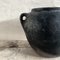 Maceta Folk antigua grande de cerámica negra, Balcanes, Imagen 5