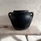 Large Antique Folk Black Ceramic Pot, Balkans, Image 3