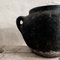 Maceta Folk antigua grande de cerámica negra, Balcanes, Imagen 6