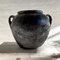 Large Antique Folk Black Ceramic Pot, Balkans 1