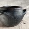 Large Antique Folk Black Ceramic Pot, Balkans 8