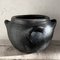 Large Antique Folk Black Ceramic Pot, Balkans 2