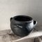 Large Antique Folk Black Ceramic Pot, Balkans 4