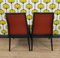 Skai Red Dining Room Chairs, 1960s, Set of 2 5